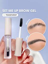 SHEGLAM Set Me Up Brow Gel Long Lasting Waterproof Clear Eyebrow Gel Long Wear Smudge-Proof Moisturizing Eyebrow Makeup Eyebrow Brand Beauty Makeup Face Paint Cosmetic For Women Girls Perfect For Winter Ideal For Y2K Fancy Fashion Suitable For Birthday Gift Party Ready Best Color