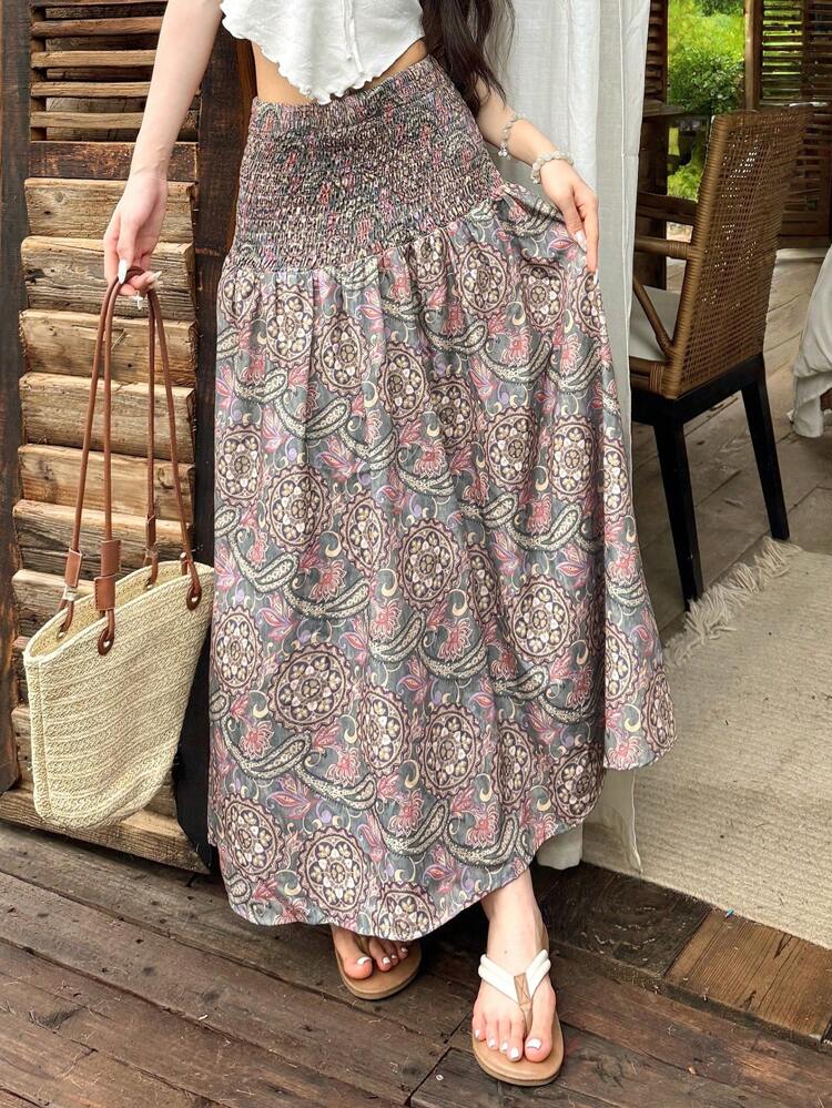 New Summer Bohemian Style Festival Skirt Vacation Boho
