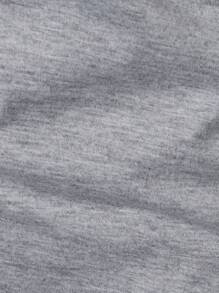 Manfinity Homme 男士时尚休闲短袖 Polo 衫 - 灰色 - 查看 5