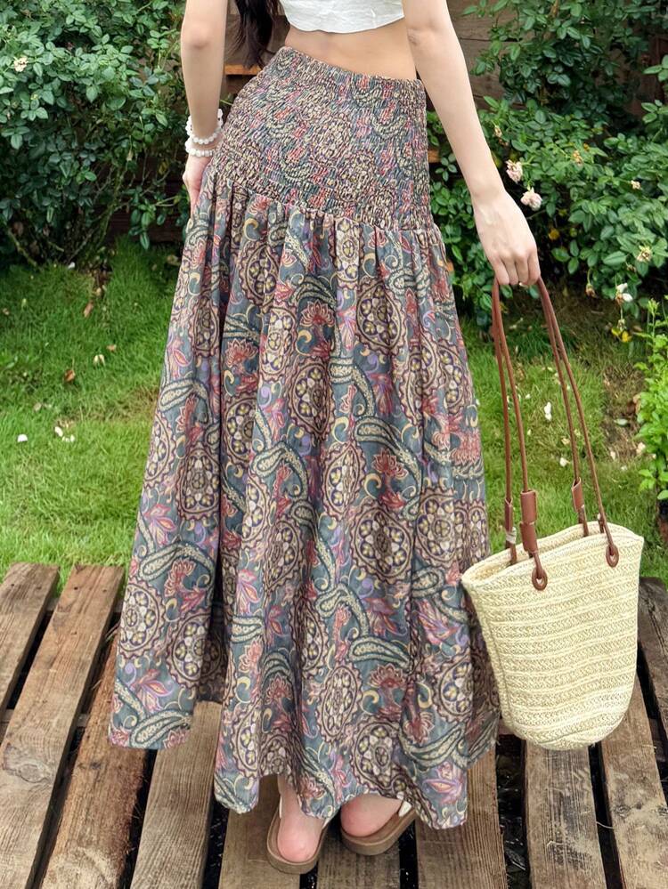 New Summer Bohemian Style Festival Skirt Vacation Boho