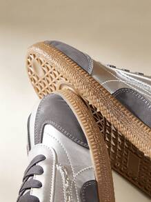 CUCCOO EASI Summer New Silver Women Casual Breathable Soft Sole Anti-Slip Flats Shoes For Women Sneakers Spring Shoes Easter Tainers Back To School