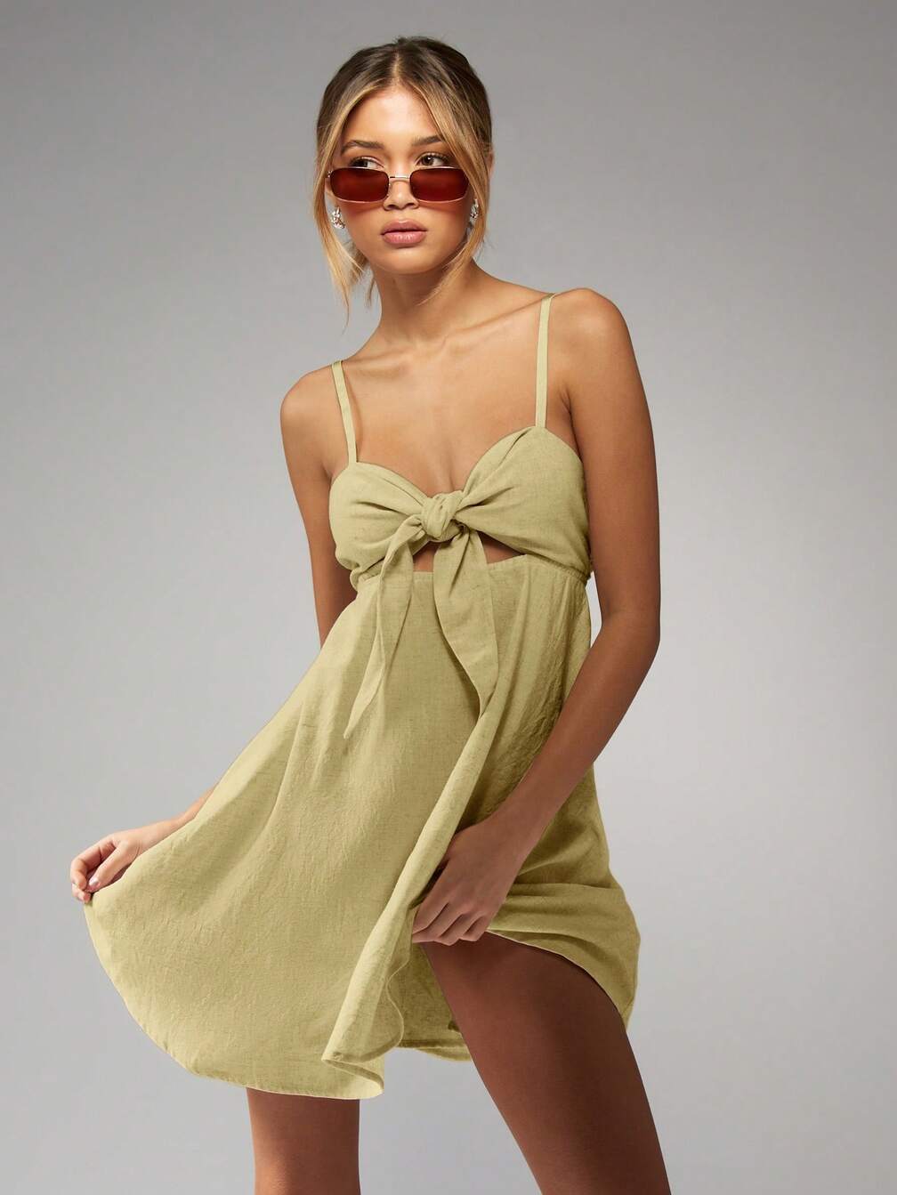 spaghetti strap babydoll dress Coloquin for Women Swing Dresses Sleeveless Short Flowy Dress Summer Loose Sundress Black 2XS at Amazon Women's Clothing store Or Daily Wear Spaghetti Strap Babydoll Mini Dress