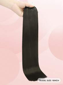 50股微链接发真人发 NC# 自然黑色微环接发丝滑直发微珠接发女士