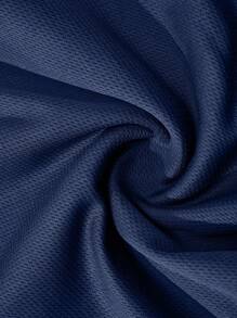 Manfinity LEGND Pantalones cortos multifuncionales casuales para hombre 2 en 1, pantalones cortos de 2 colores contrastantes con estampados de cruz y eslogan, cintura con cordón y elástico con bolsillos, adecuados para gimnasio, entrenamiento y deportes, gran regalo para esposo o novio