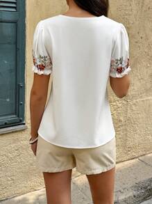 Selianne 印花度假风女式衬衫