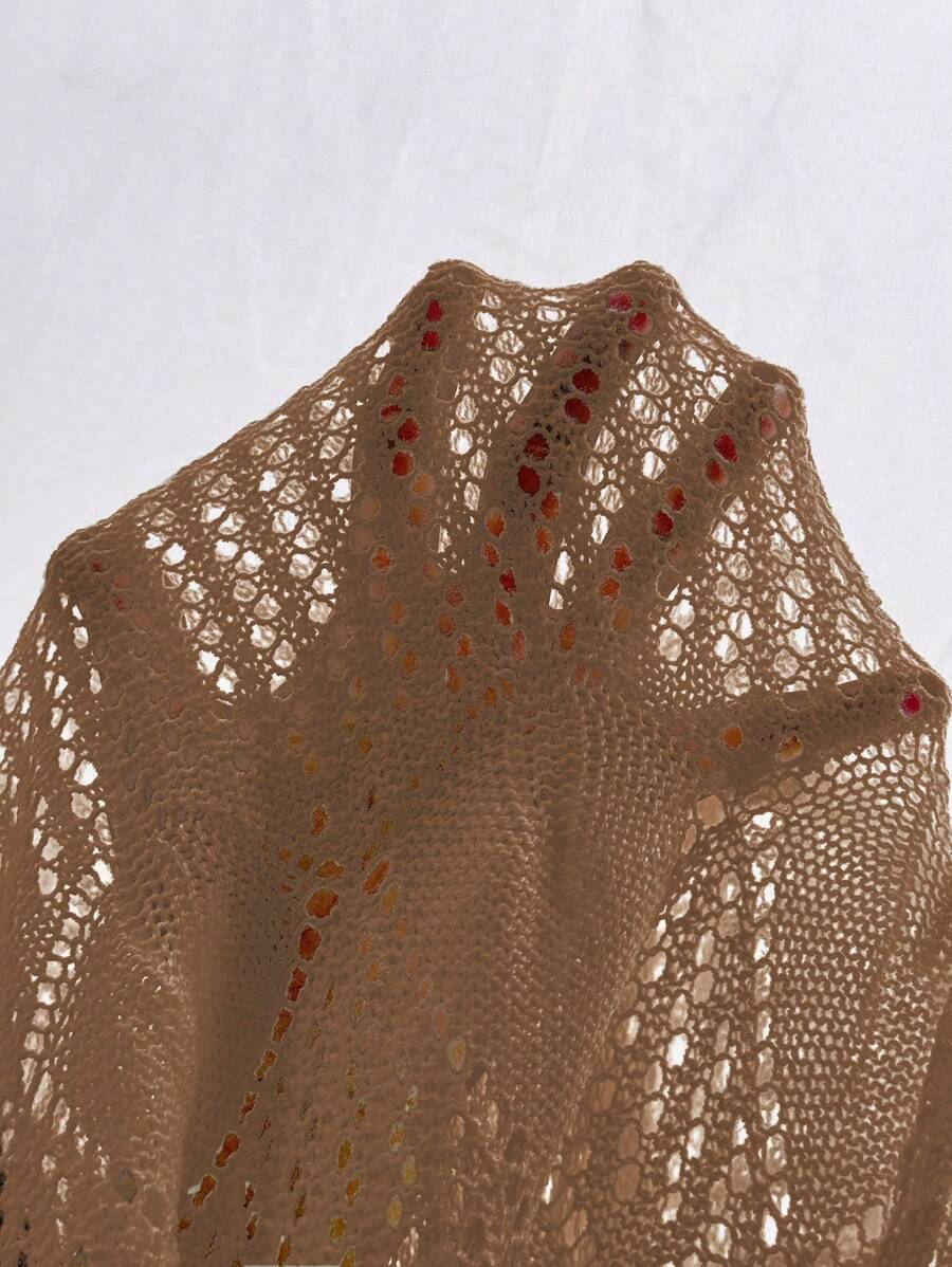 Weeklong 大码女式轻质镂空针织长款开衫，修身版型，休闲度假装，适合度假、派对和日常通勤，春夏季