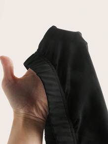 Comfortcana 3pcs/Set Plus Size Monochrome Skin-Tight Leggings - Black and White - View 7