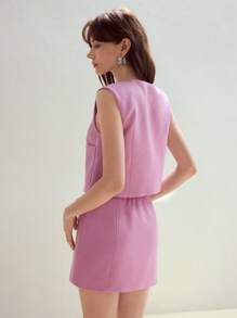 MOTF STUDIO WOMEN TWO PIECES OUTFITS FOR DAILY WEAR - Pink - View 6