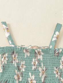 SHEIN 女童连体衣和连身裤 - 薄荷綠 - 查看 5