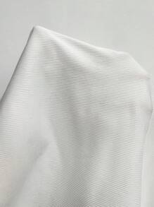 SHEIN Tall Women's Short Sleeve Casual Metal Button Sequin Bowknot Fitted T-Shirt, Contrasting Color Round Neck, Summer Vacation (Random Pattern)