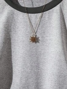 INAWLY Camiseta de mujer con cintura ceñida y manga corta, versátil y encantadora, para verano