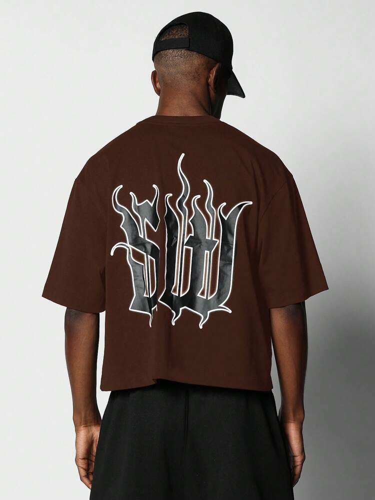 T-shirts pour hommes avec graphisme gothique surdimensionné de style vintage