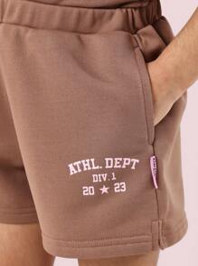 SUMWON Athletic Department Division Girls Coordinates Set Two Piece Casual Sports Training School Outfit Fall Winter Spring Streetwear - Brown - View 7