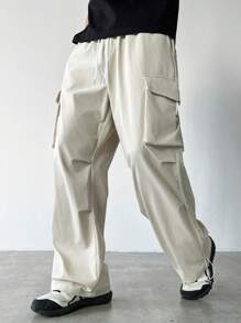 Manfinity Hypemode Pantalones casuales de unicolor para hombres