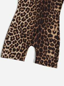 SHEIN Tween Girl Leopard Print Cami Jumpsuit