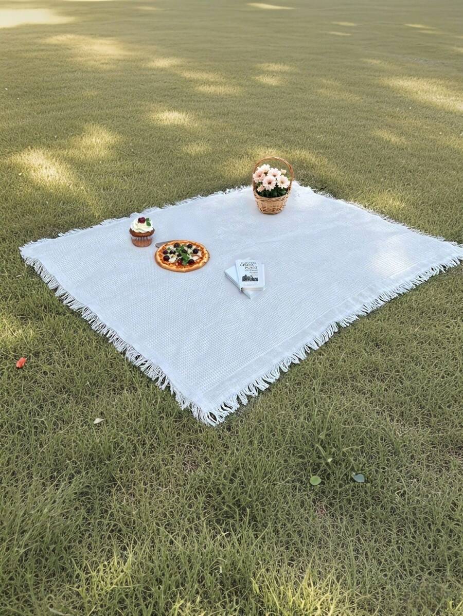 Waterproof Soft Flannel Plaid Picnic Mat Outdoor Camping Blanket Travel Beach Park Lawn Supplies Portable Lightweight Foldable Durable Multifunctional Cushion Sofa Seat Carpet For Vacation Summer Spring Picnics Hiking Adventure Essentials