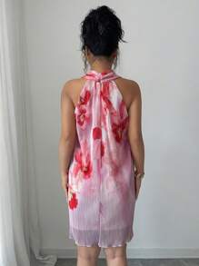 Chiquease Batik-Muster Träger Strandkleid