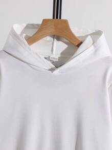 1 件青少年男孩休闲运动学院街头时尚包背卡通涂鸦图案白色连帽运动衫适合返校适合生日派对、晚会、表演、婚礼、洗礼、开幕式日常适合日常使用适合上学适合旅行适合运动适合春、夏、秋、冬四季