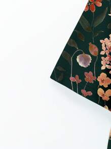 SHEIN LUNE 大码休闲花卉印花T恤，适合夏季度假 - 彩色 - 查看 3