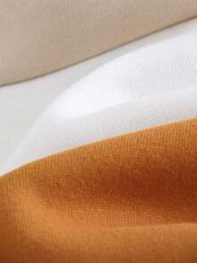 Cozy Pixies Felpa girocollo a maniche lunghe con fantasia a blocchi di colore per bambino