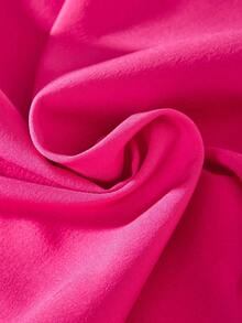 Conjunto de 2 piezas para el Día de San Valentín para niñas adolescentes: Cárdigan con mangas con volantes y vestido plisado con estampado floral, elegante, para primavera/verano - Multicolor - Ver 8