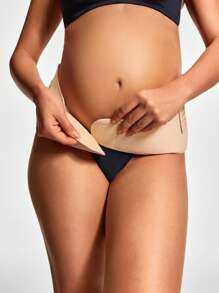 SHEIN Shape Faja postparto ajustable para maternidad, banda de soporte de unicolor con gancho y bucle