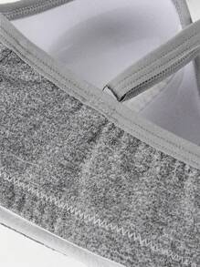 Set de 3 prendas interiores para adolescentes, top con copa fija - Multicolor - Ver 5