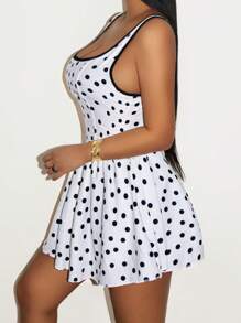 Zolique Rochii de primăvară-vară elegante, sexy, cu buline, imprimate, cu mâneci lungi