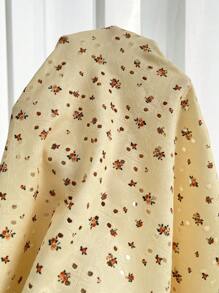 Sweetra Plus Size Floral Print Cute Sweet Comfy Camisole Tank Top, Sleeveless Summer - Yellow - View 3