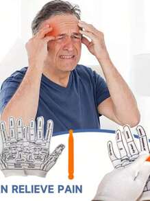 SHEIN 1/3/5Set Hand Therapy Gloves And Acupressure Pen, Reflexology Massage Gloves And Socks Set With Tools - Acupressure Foot And Hand Therapy Kit For Stress And Pain Relief - Reflexology Socks, Back To School Supplies, Personal Care, Massage Soothing Relaxation Therapy Pain Relief Improve Circulation Health - Multicolor - View 10