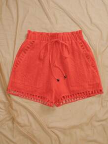 Shorts para mujer, unicolor, de moda para el verano