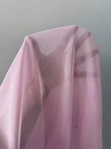 Elenzga Robe longue élégante femme pratique et décontractée, charmante pour les vacances, la remise des diplômes, les festivals de musique. Robe femme douce à fines bretelles, avec ceinture à la taille, jupe évasée et empiècements en maille, couleur unie - Rose pâle - Voir 8