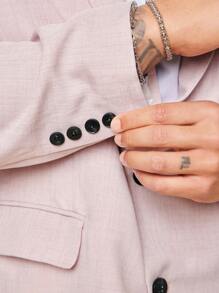 EASEVO 秋冬大码男士休闲梭织长袖西装外套