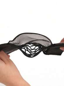 SHEIN 1 szt. Worek do przechowywania kleju, worek na śmieci, worek plastikowy do przechowywania worek siatkowy, worek siatkowy do szafek kuchennych montowany na ścianie, worek do przechowywania worek na zakupy, worek do przechowywania wiszący o dużej pojemności, worek na śmieci, worek do przechowywania montowany na ścianie, worek na drzwi szafek kuchennych