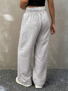 Coolane Kids Tween-Mädchen Frühling/Sommer Streetwear weiße schwarze weite Schlupfhose