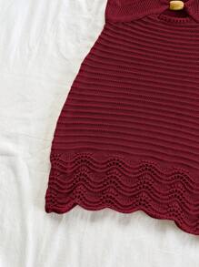 Soleia Vestido de punto de tirantes con cuentas de madera huecas decorado, conjunto sexy de vacaciones de verano para fiesta, cita, playa, crucero, vacaciones, festival de música, estilo bohemio