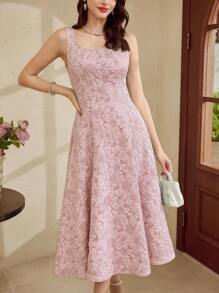 Vintamour 复古优雅女式花卉提花纹理连衣裙 休闲工作服 女式夏季服装 女式夏季连衣裙 舞会连衣裙 女式春季服装 女式复活节连衣裙 女式度假服装 女式春季连衣裙 女式度假服装 女式婚礼宾客连衣裙 女式夏季服装 女式正式连衣裙 女式连衣裙 女式夏季连衣裙 女式优雅生日连衣裙 女式太阳裙 毕业礼服 春季连衣裙 - 粉色 - 查看 6