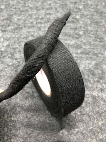 Cinta de aislamiento eléctrico de 394 pulgadas, cinta resistente al calor utilizada para el arnés de cableado de vehículos, adecuada para hotel/restaurante/oficina/comercio, electricista, contratista y taller automotriz, arnés de cableado automotriz, anti-ruido, amortiguación de golpes, resistente al desgaste y retardante de llamas automotriz