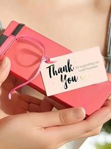 SHEIN 50/100 Blatt/Packung. Vielen Dank für den Kauf des Werbedekor Aufkleber Etiketts. Vielen Dank für die Unterstützung meines kleinen Unternehmens. Die Karte eignet sich für Kundenwertschätzung und Schulanfang Verpackungseinsätze