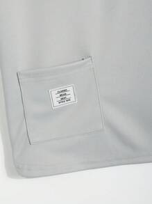 Set de camisetas de manga corta de ajuste holgado de color liso minimalista para niños preadolescentes, estilo colegial informal, cómodo y versátil, tela suave, adecuado para uso diario, escuela, salidas, deportes al aire libre, primavera/verano