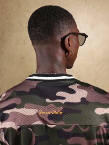 SUMWON 篮球球衣风格网眼背心，棒球号码，街头潮流都市时尚无袖运动夏季背心 - 彩色 - 查看 6