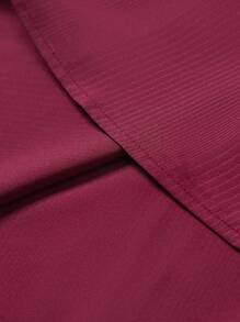 Manfinity Mode Camisa casual de manga corta de un solo pecho de unicolor para hombres, ideal para el verano