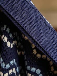 Manfinity BRENVOR قميص بولو مُنسوج مخطط أنيق بأسلوب جنوب فرنسا الصيفي الكاجوال للرجال