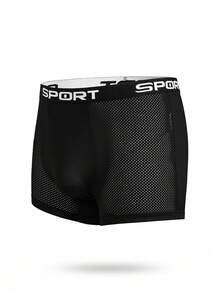 Snug Zone Calzoncillos bóxer transparentes con estampado de letras y bloques de color para hombres, paquete de calzoncillos bóxer de malla, ropa interior para hombres, paquete de calzoncillos bóxer, pantalones cortos de licra - Multicolor - Ver 11