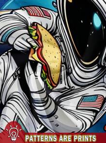 SHEIN Sudadera de manga larga de punto grueso con patrón de astronauta de dibujos animados minimalista cómoda para niños pequeños, adecuada para otoño e invierno - Azul - Ver 5