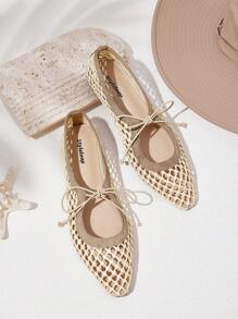 Styleloop Women's Flat Sandals, Boho Style, Retro American, Bohemian, Western Music Festival, Party Outfit Holiday Travel Essential Boho - Khaki - View 1