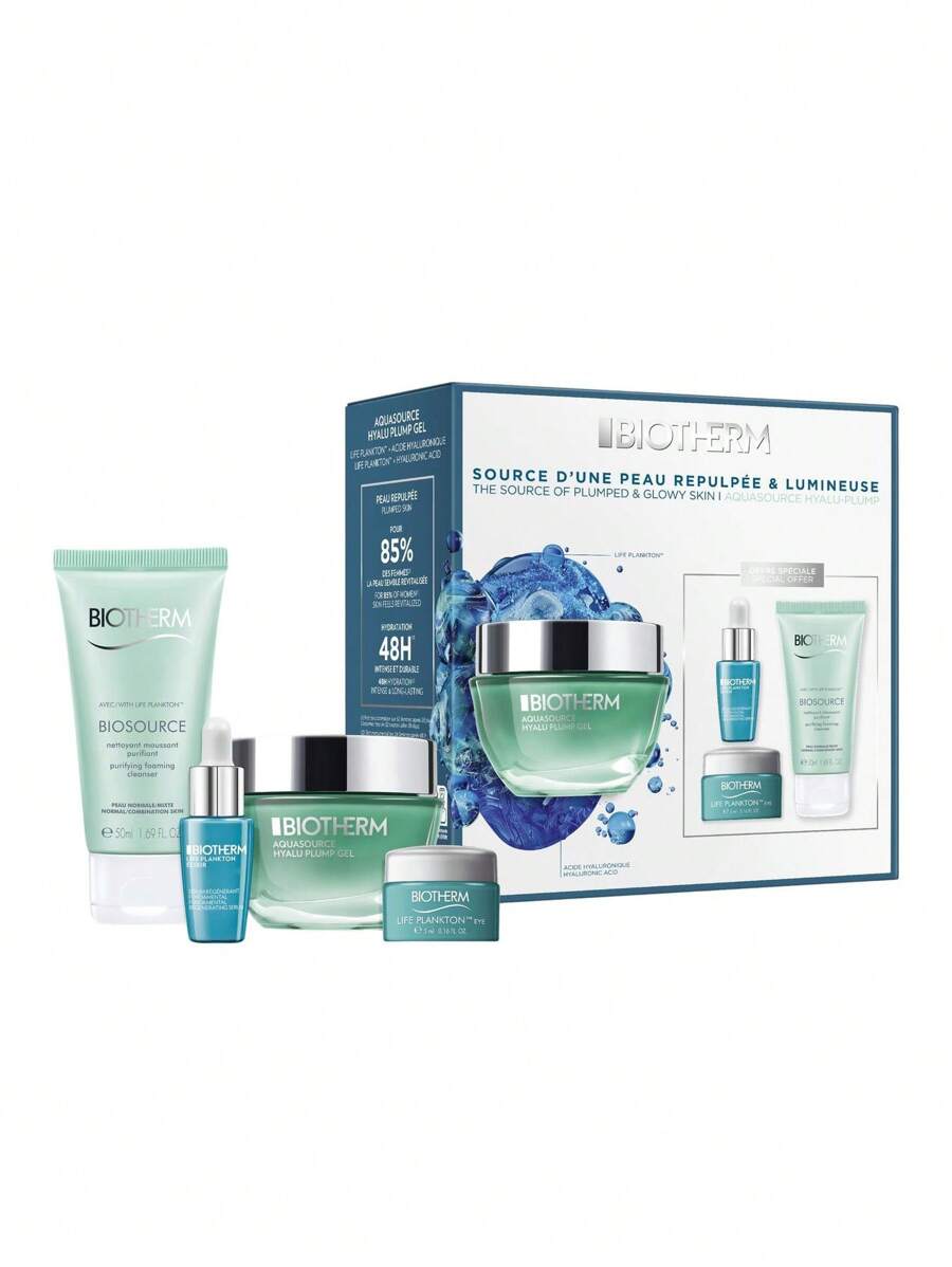Biotherm Aquasource Hyalu Plump Gel Gift Set - White - View 1
