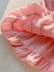 Comfortcana 夏季休闲度假粉色抹胸短款上衣 - 粉色 - 查看 4