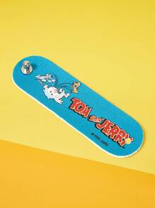 TOM & JERRY X SHEIN Navy Blue Cartoon Pattern PU Leather Hair Storage - Multicolor - View 3