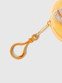 ROMWE Kawaii Cute Puppy With Hat Plush Coin Purse Bag Accessory Hanging Decor